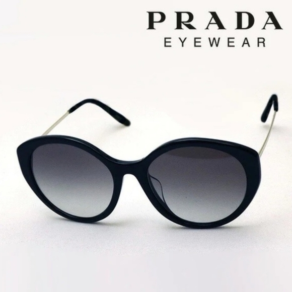 New Women's PRADA SPR18X Black Eye Sunglasses Polarized - Picture 1 of 9